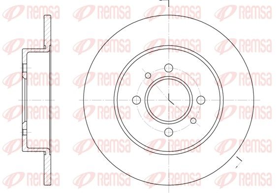 REMSA 6239.00 Brake Disc