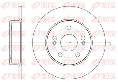 Brake Disc REMSA 6239.01