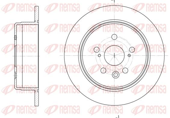 REMSA 6245.00 Brake Disc