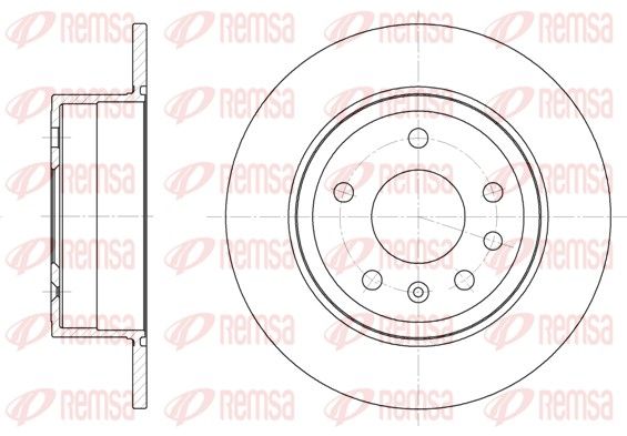 REMSA 6249.00 Brake Disc