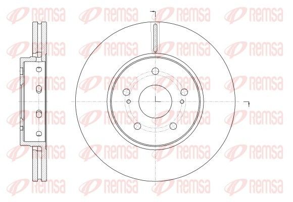 REMSA 62513.10 Brake Disc