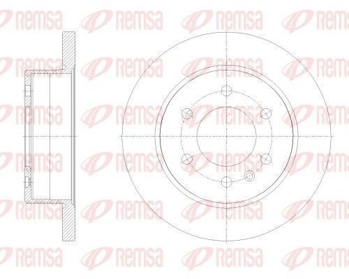 REMSA 62514.00 Brake Disc