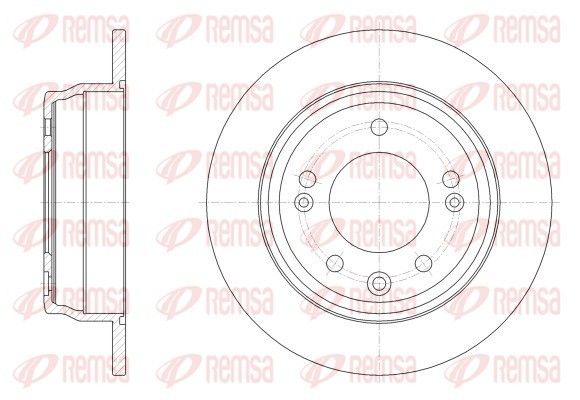REMSA 62517.00 Brake Disc