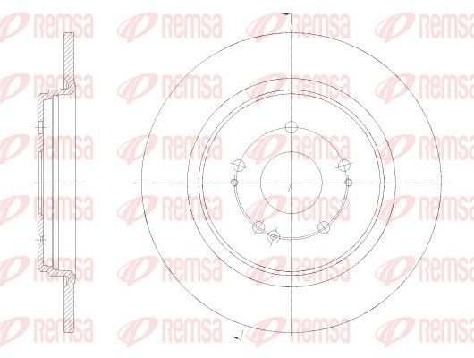 REMSA 62519.00 Brake Disc