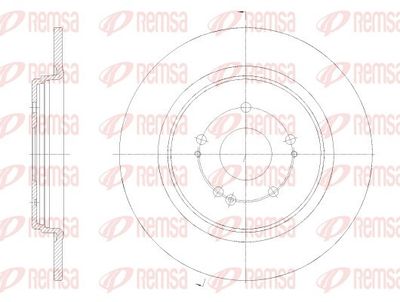 Brake Disc REMSA 62519.00