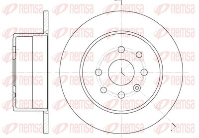 Brake Disc REMSA 6252.00