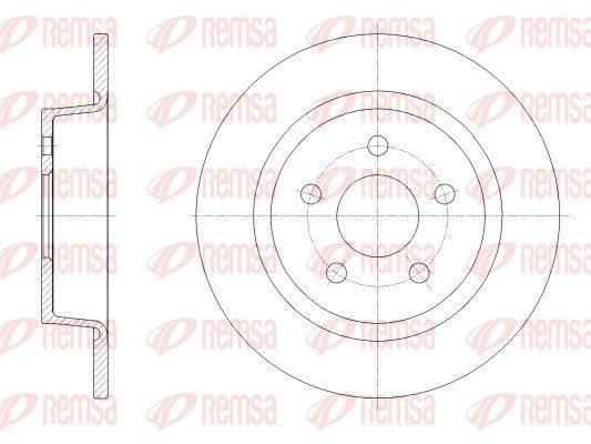 REMSA 62520.00 Brake Disc