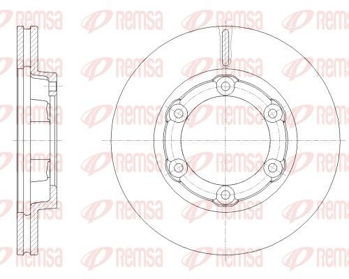 REMSA 62524.10 Brake Disc