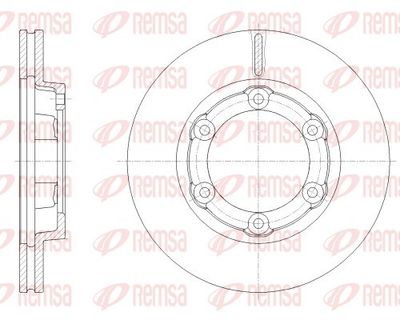 Brake Disc REMSA 62524.10