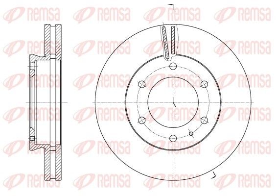 REMSA 62526.10 Brake Disc