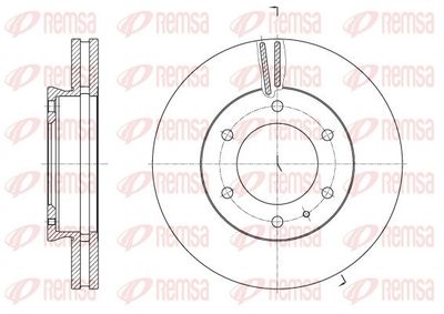 Brake Disc REMSA 62526.10