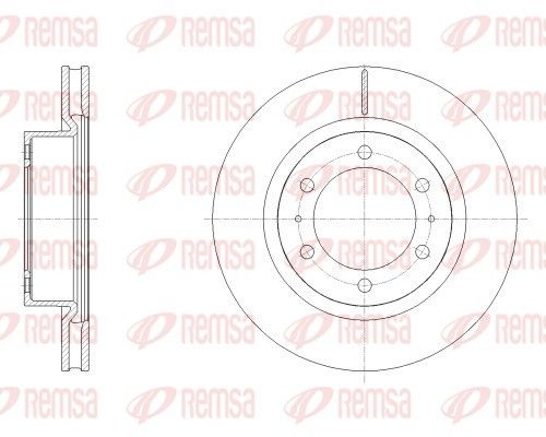 REMSA 62527.10 Brake Disc