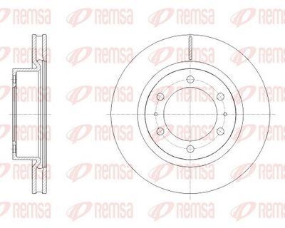Brake Disc REMSA 62527.10