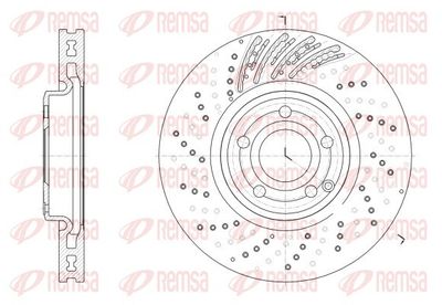 Brake Disc REMSA 62528.10