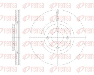 Brake Disc REMSA 62531.10