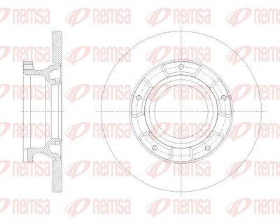 Brake Disc REMSA 62534.00