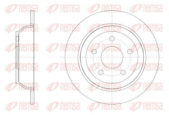 REMSA 62538.00 Brake Disc