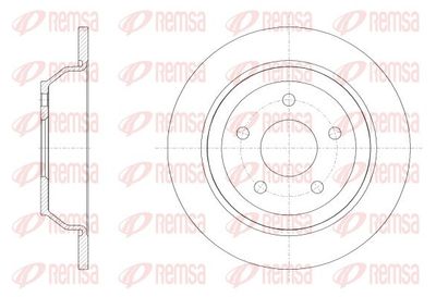 Brake Disc REMSA 62538.00