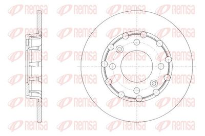 Brake Disc REMSA 62539.00