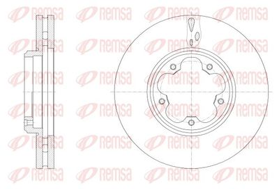 Brake Disc REMSA 62547.10
