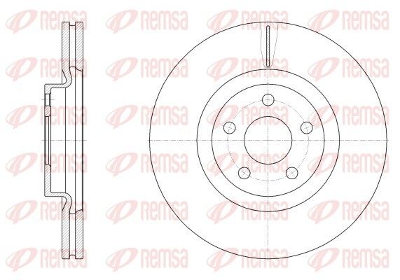 REMSA 62548.10 Brake Disc