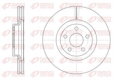 Brake Disc REMSA 62548.10