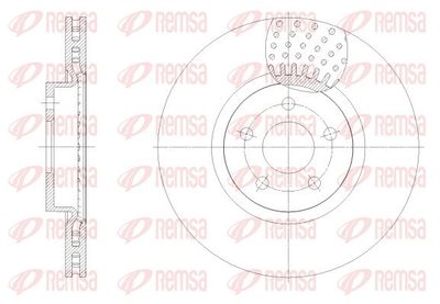 Brake Disc REMSA 62549.10
