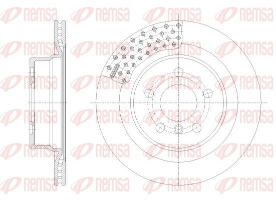 REMSA 62551.10 Brake Disc