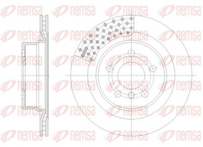 Brake Disc REMSA 62551.10