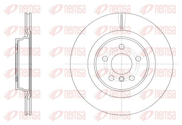 REMSA 62553.10 Brake Disc