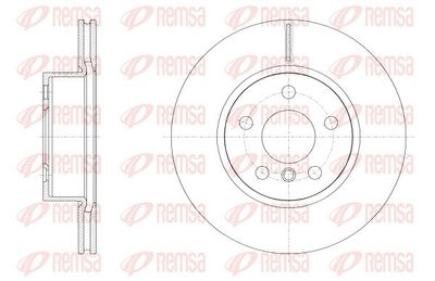 Brake Disc REMSA 62554.10