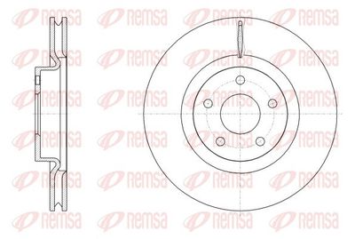 Brake Disc REMSA 62556.10