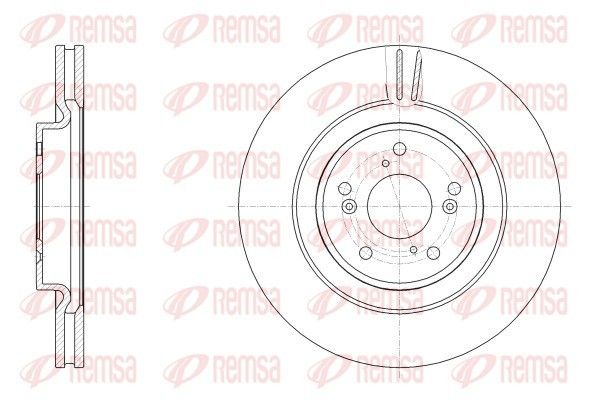 REMSA 62557.10 Brake Disc
