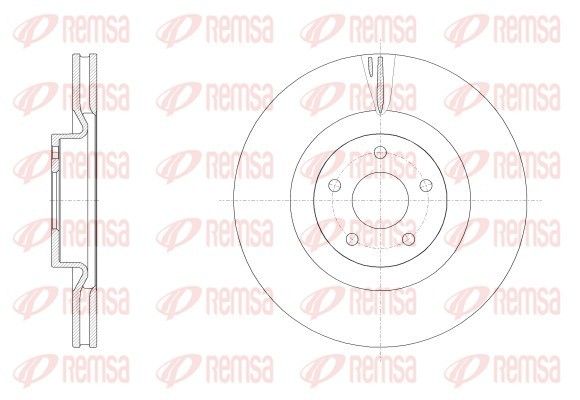 REMSA 62558.10 Brake Disc