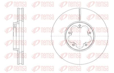 Brake Disc REMSA 62559.10
