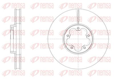 Brake Disc REMSA 62560.10