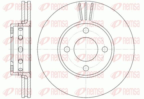 REMSA 6267.10 Brake Disc