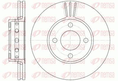 Brake Disc REMSA 6267.10