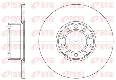 Brake Disc REMSA 6272.00