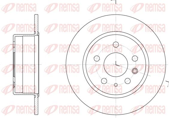 REMSA 6280.00 Brake Disc