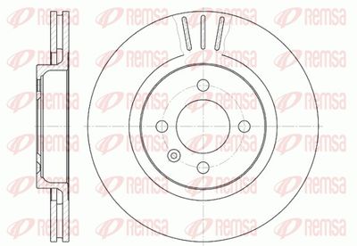 Brake Disc REMSA 6294.10