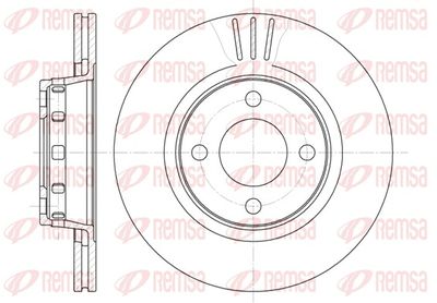 Brake Disc REMSA 6295.10