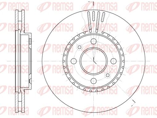REMSA 6302.10 Brake Disc