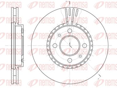 Brake Disc REMSA 6302.10