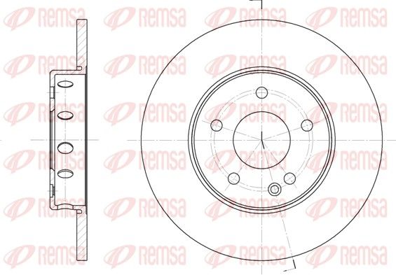 REMSA 6310.00 Brake Disc