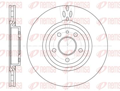 Brake Disc REMSA 6315.11
