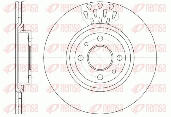 REMSA 6315.10 Brake Disc