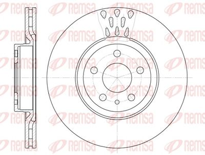 Brake Disc REMSA 6316.10