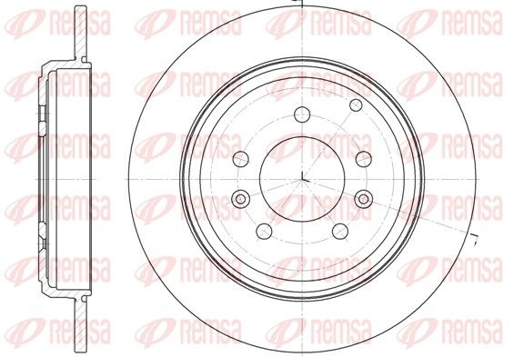 REMSA 6330.00 Brake Disc