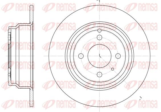 REMSA 6335.00 Brake Disc